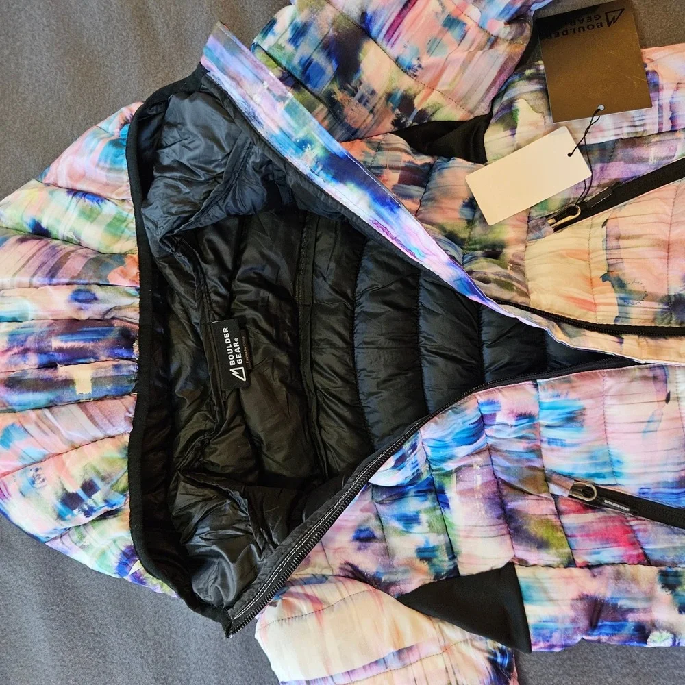 Boulder Gear Youth Girls size medium‎ Starlight Puffy winter Jacket hooded warm